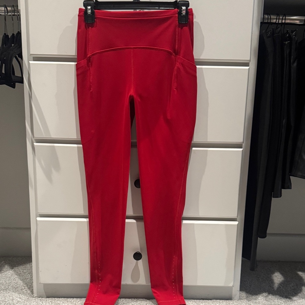 lululemon athletica Red Leggings